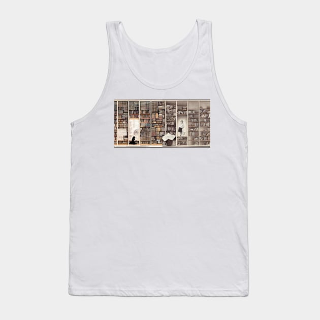 Bookshelves Tank Top by JonHerrera